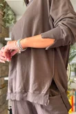 Lagen Chill Sweatshirt Chocolate